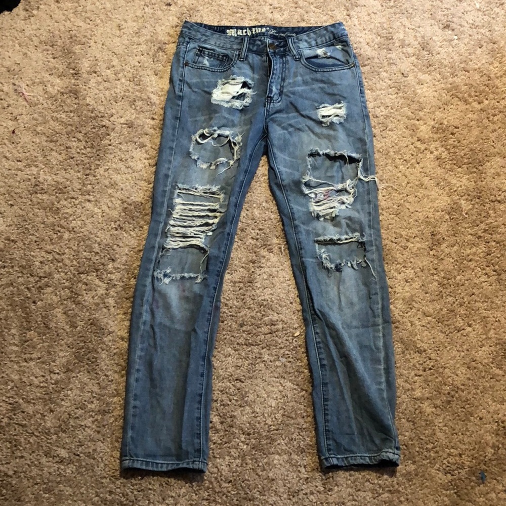 Ripped Straight Jeans!!